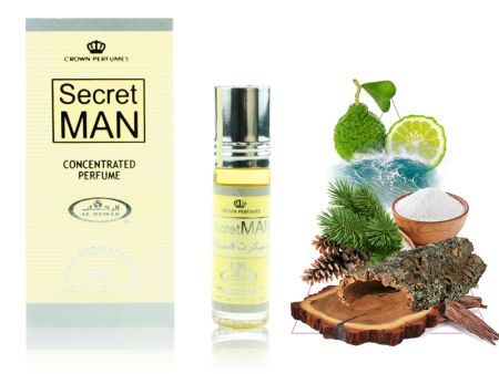 Al Rehab масляные духи Secret Мan, 6 ml (Мужской)