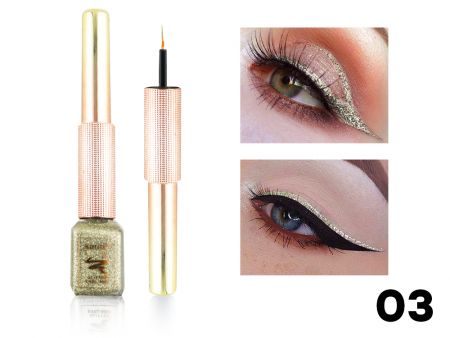 Стойкая цветная подводка Karite Glitter Eyeliner, тон 03