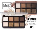 Тени DO DO GIRL Ultimate Flowkit, матовые+сатиновые, 8 цветов, ТОН 01