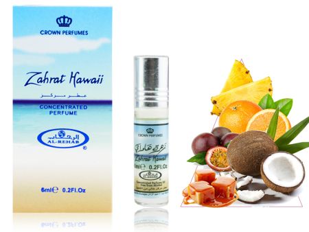 Al Rehab масляные духи Zahrat Hawaii, 6 ml (Женский)