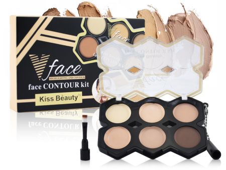 Консилер Kiss Beauty Face Contour, 6 цветов, тон 02