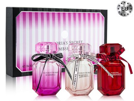 Подарочный набор Victoria's Secret Bombshell, Edp, 3x30 ml (Lux Europe)