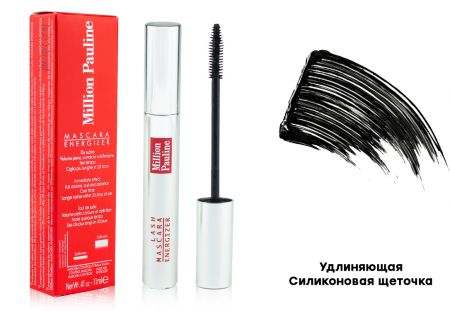 Тушь Million Pauline Mascara Energizer, Удлиняющая