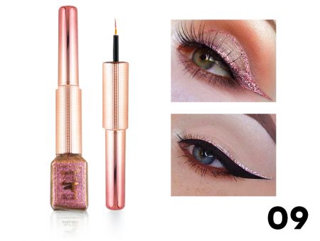 Стойкая цветная подводка Karite Glitter Eyeliner, тон 09