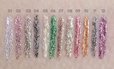 Стойкая цветная подводка Karite Glitter Eyeliner, тон 03