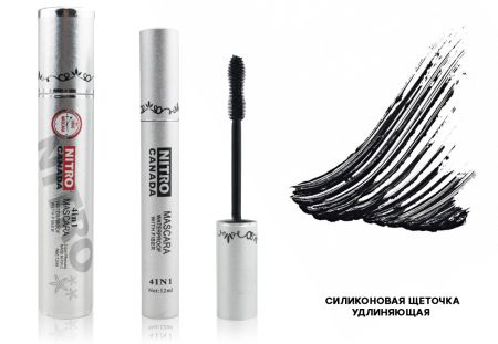 Стойкая тушь Nitro Canada Mascara SILVER, Удлиняющая