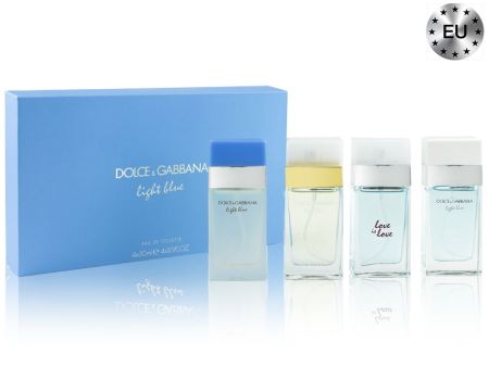Набор Dolce & Gabbana Light Blue, 4x30 ml (Lux Europe)